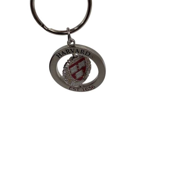 Harvard University Engraved Spinner Keychain Multi-Color - Picture 4 of 4